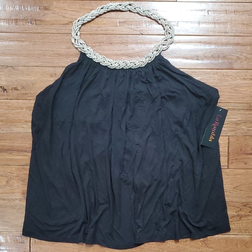La Rambla Necklace Halter Tank Top